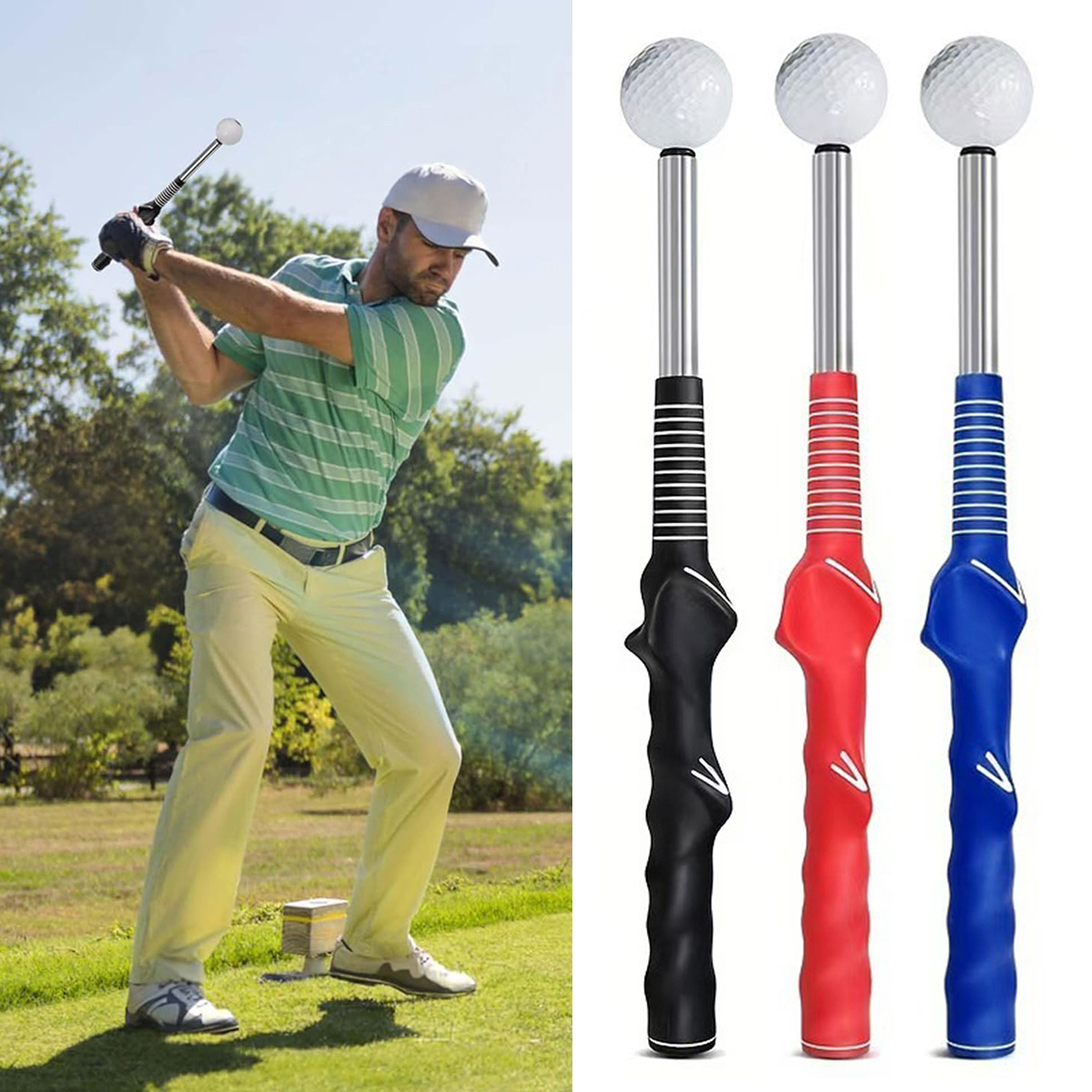 Retractable Golf Swing Trainin – Training Aid Swing Bewertung und Preis