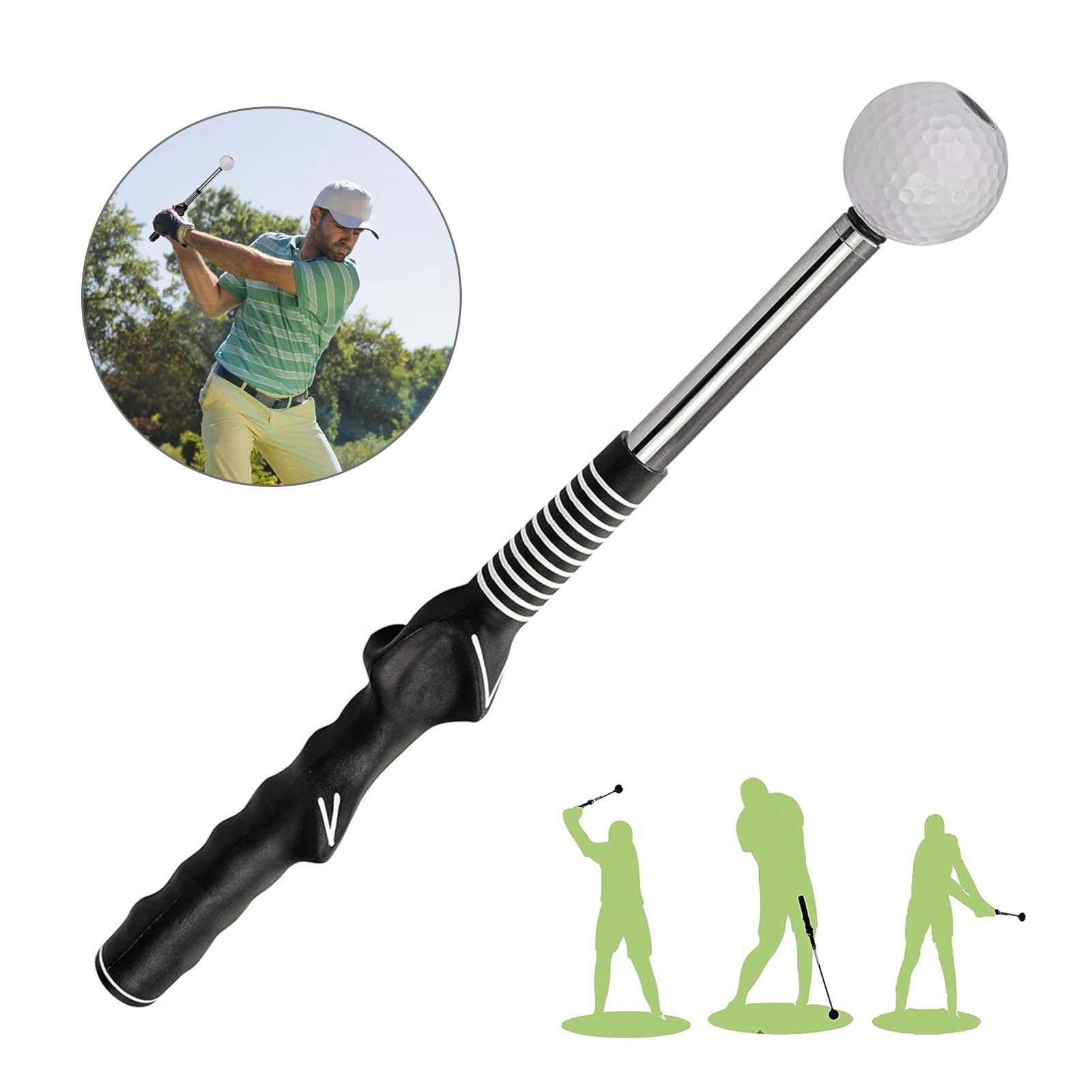 Retractable Golf Swing Trainin – Training Aid Swing Bewertung und Preis