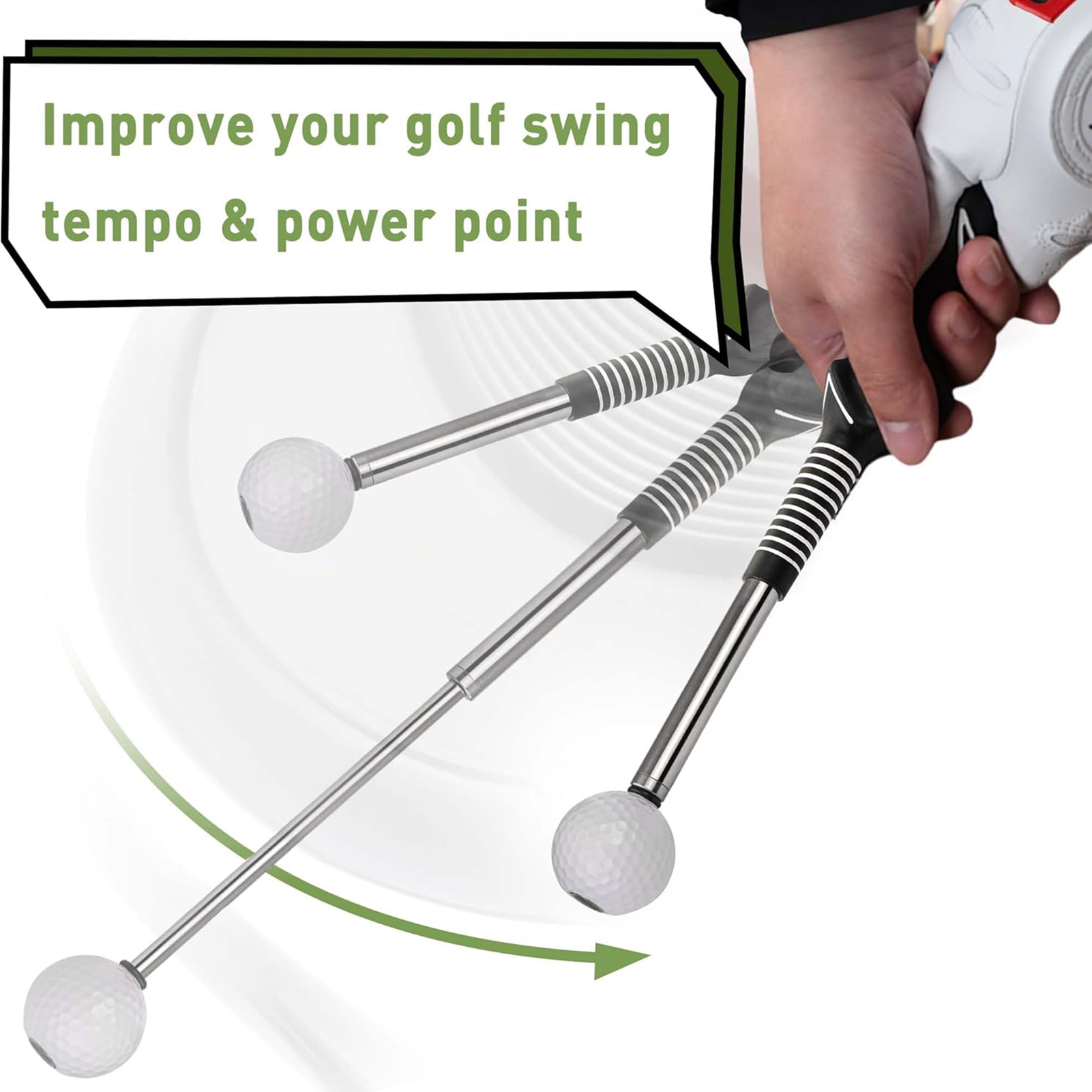 Retractable Golf Swing Trainin – Training Aid Swing Bewertung und Preis